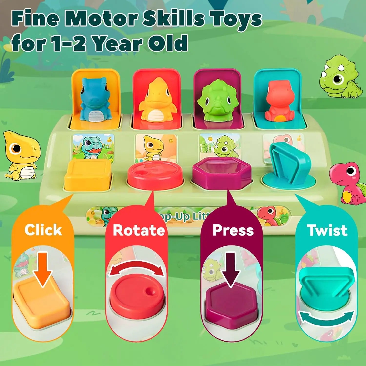 Hide and Seek Dinosaur Game Montessori