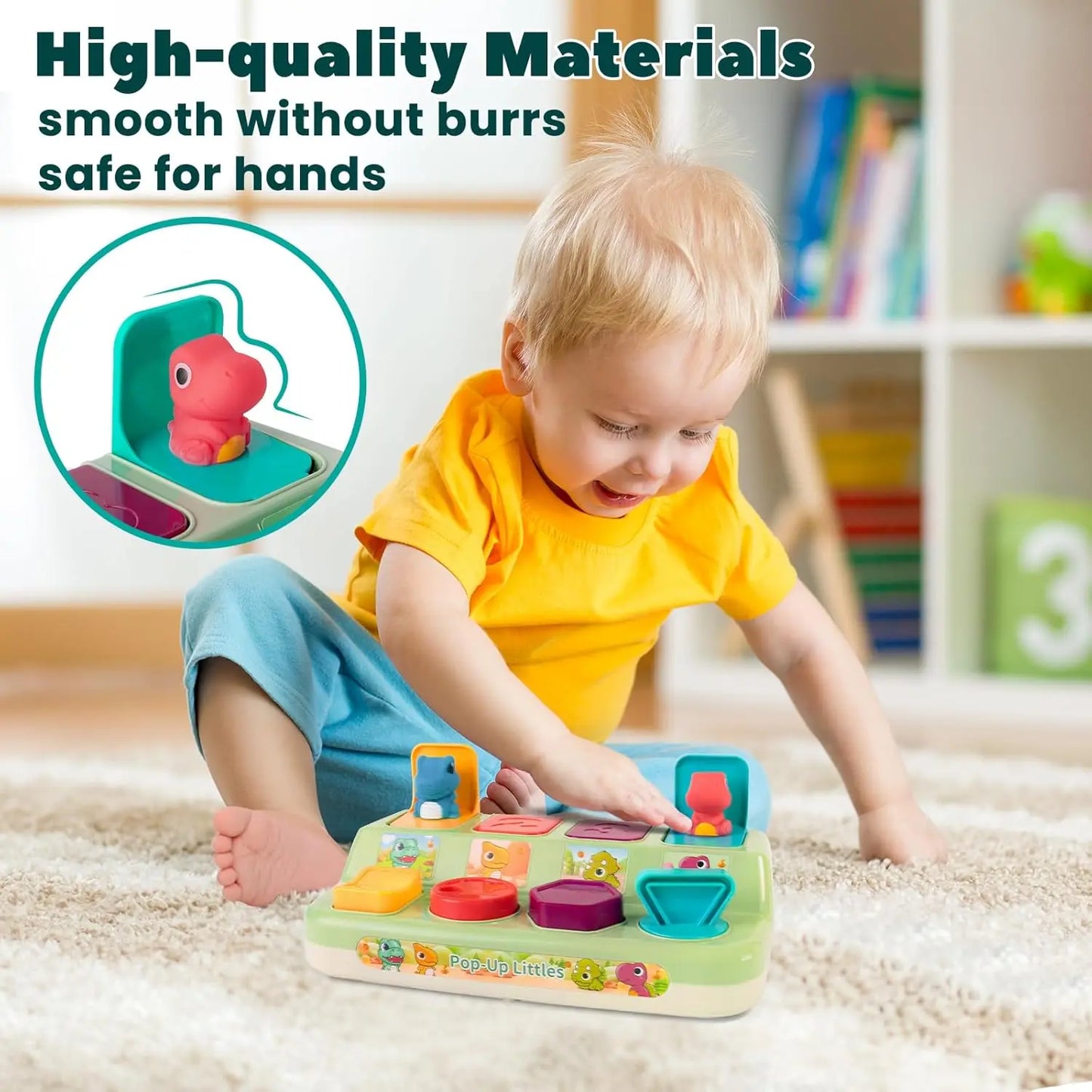 Hide and Seek Dinosaur Game Montessori