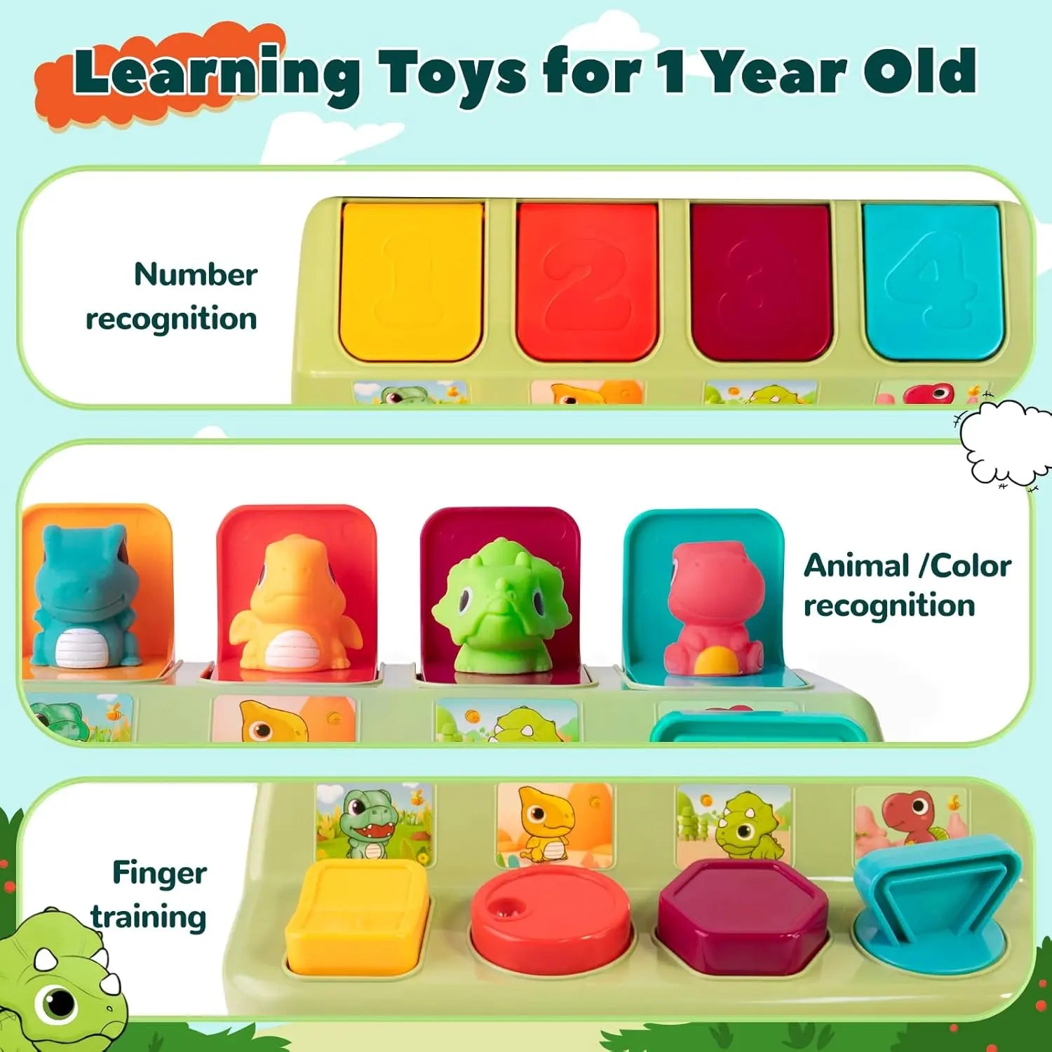 Hide and Seek Dinosaur Game Montessori