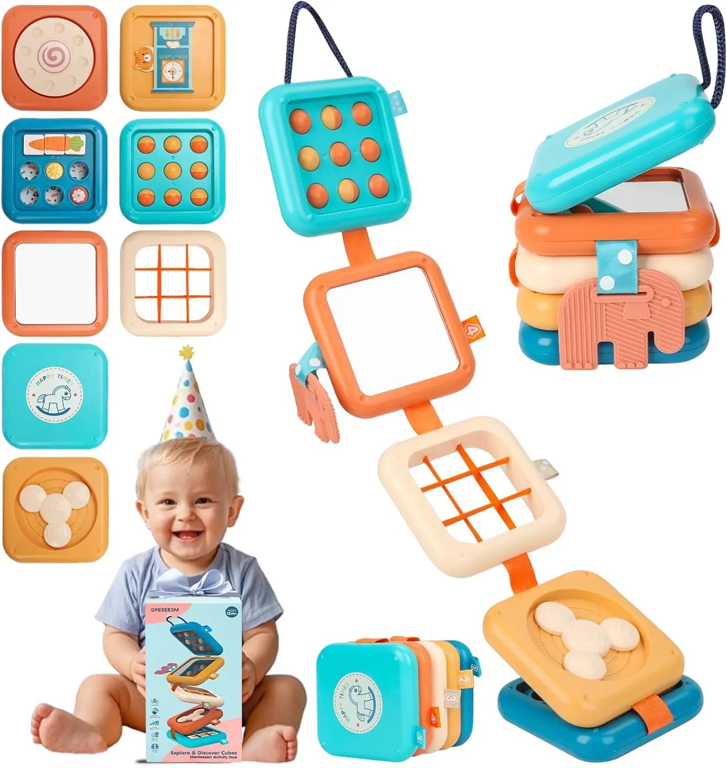 Montessori Activity Cube Montessori