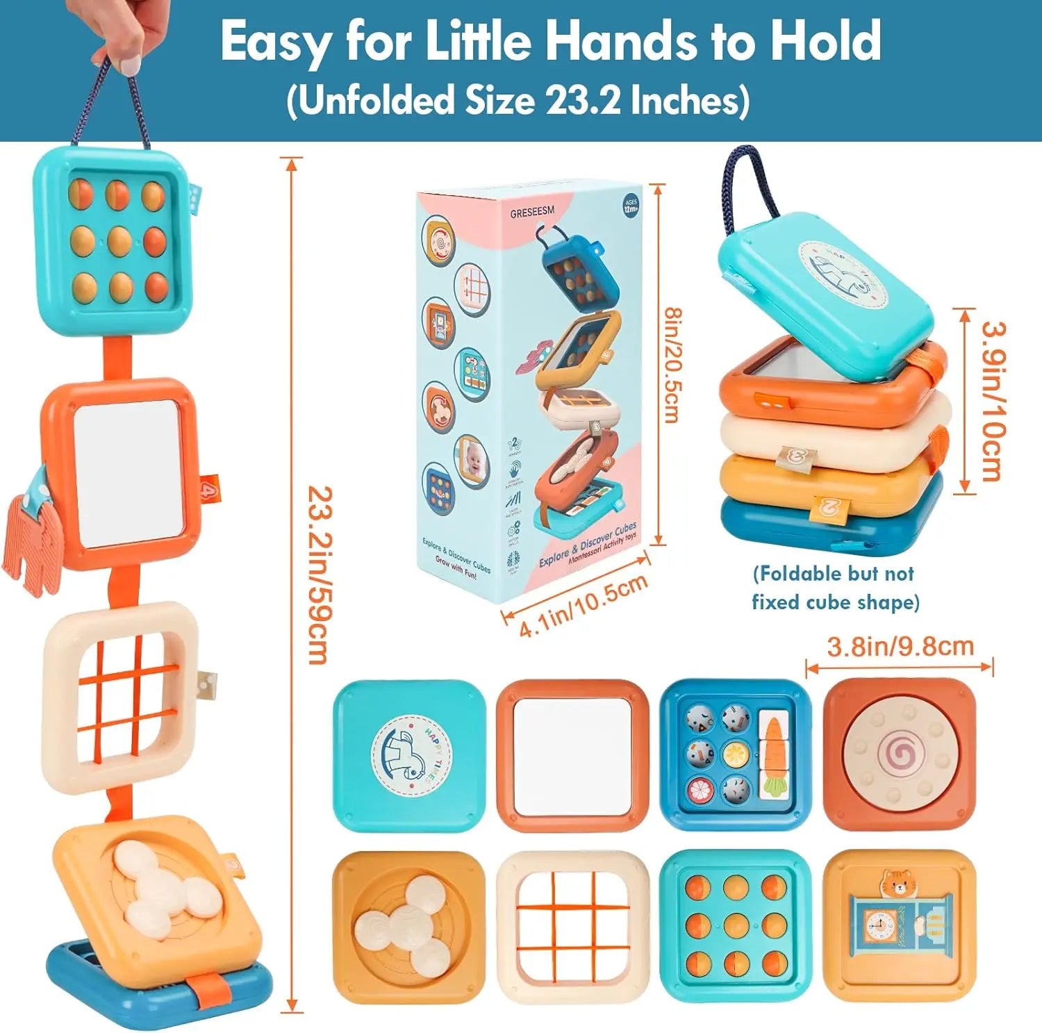 Montessori Activity Cube Montessori