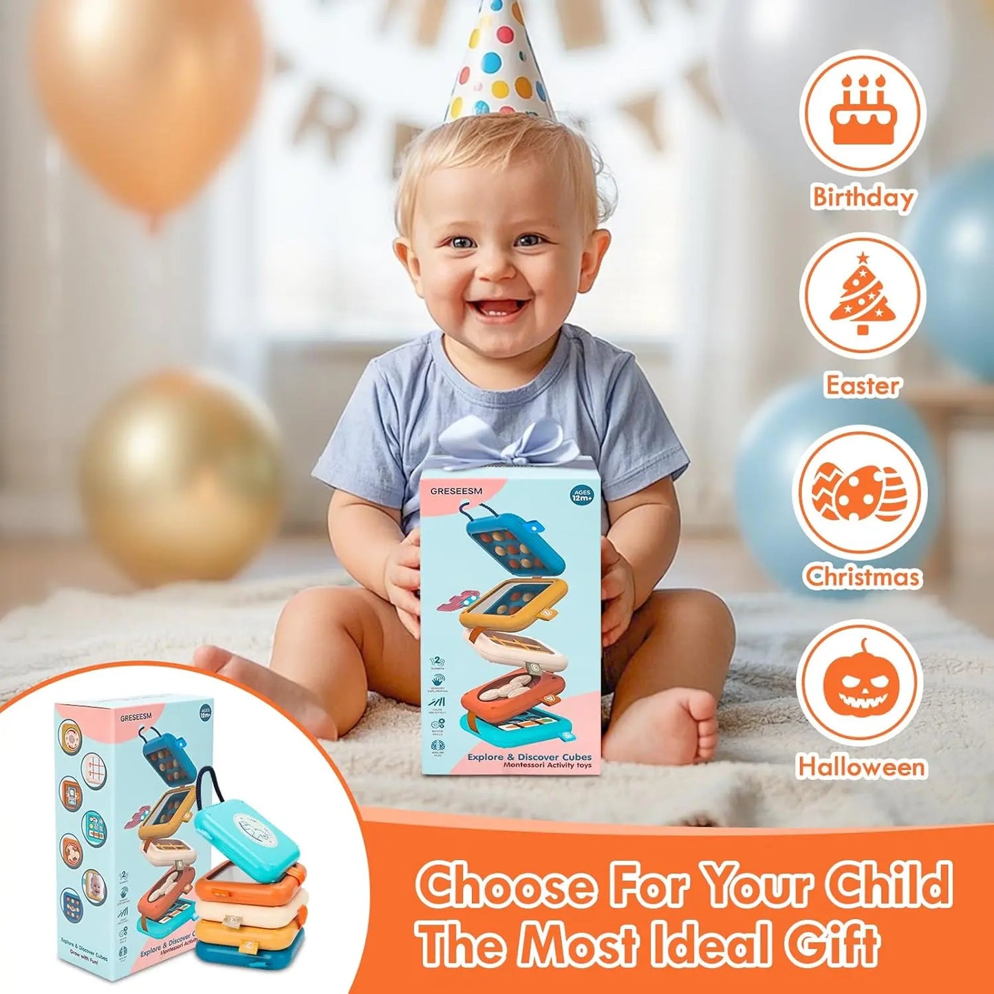 Montessori Activity Cube Montessori