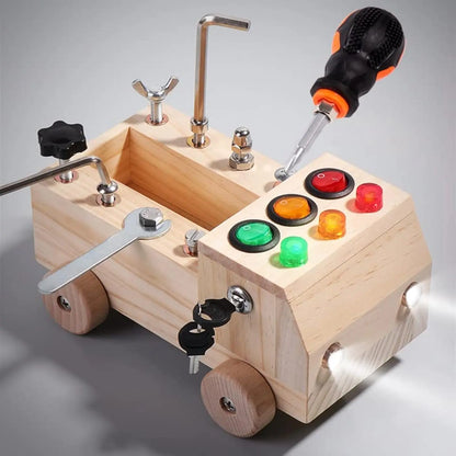 Wooden Car Repair Kit Montessori