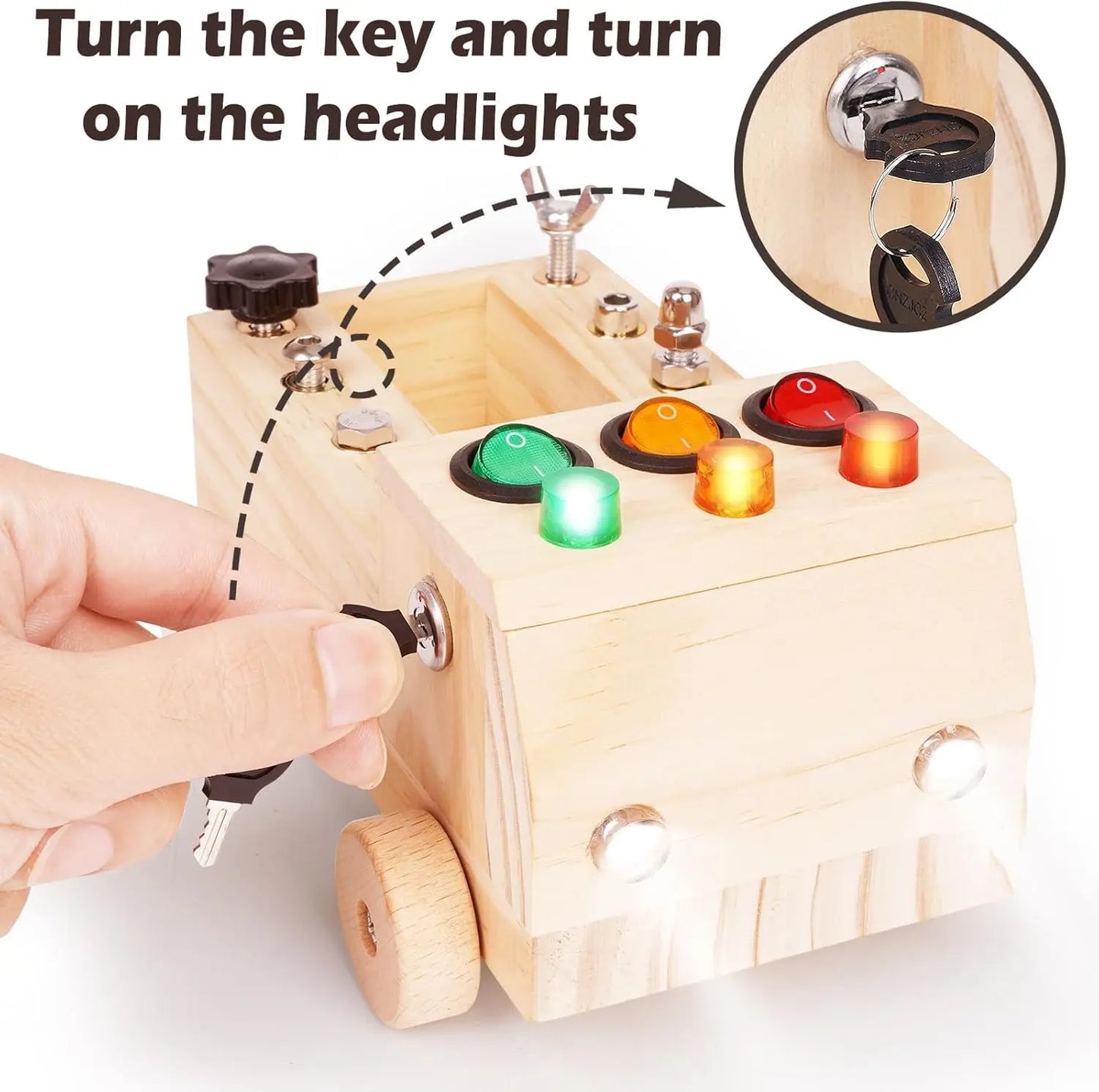 Wooden Car Repair Kit Montessori