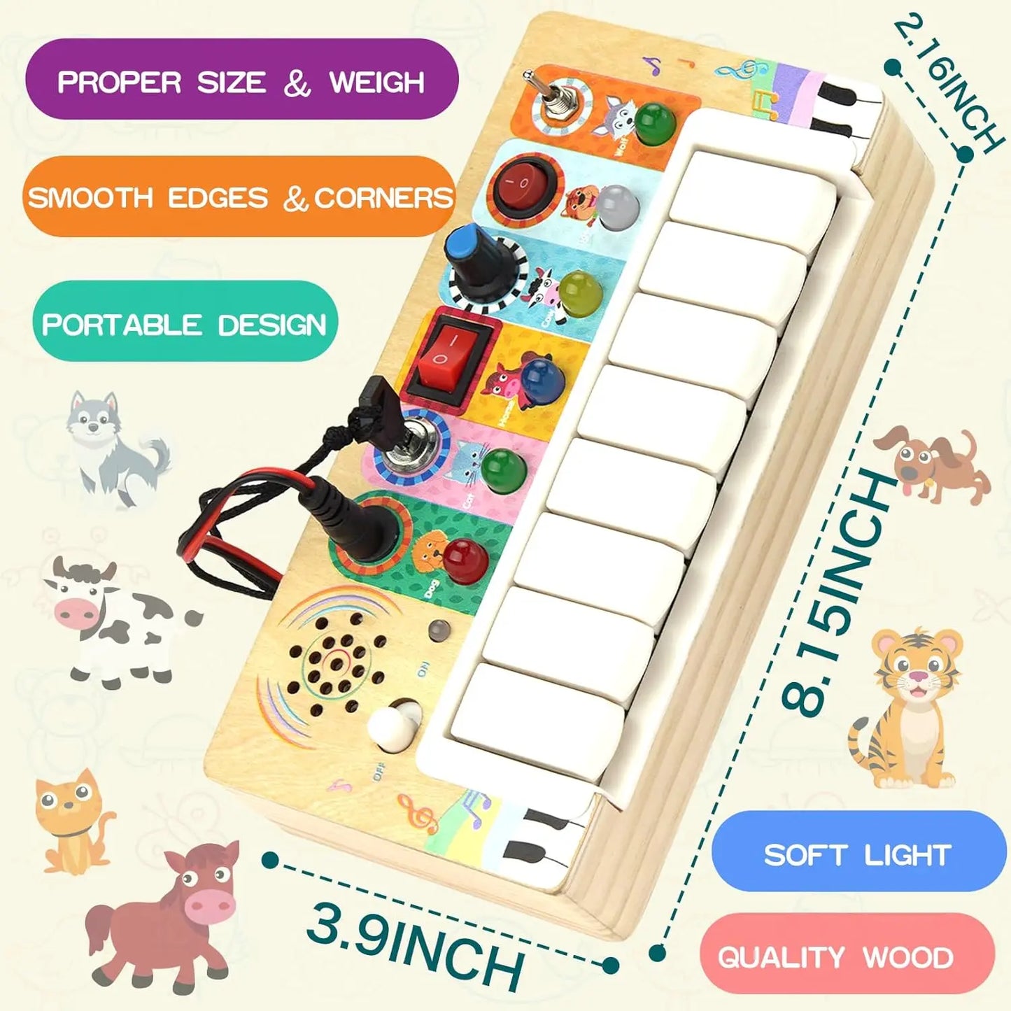 Montessori Wooden Piano Montessori