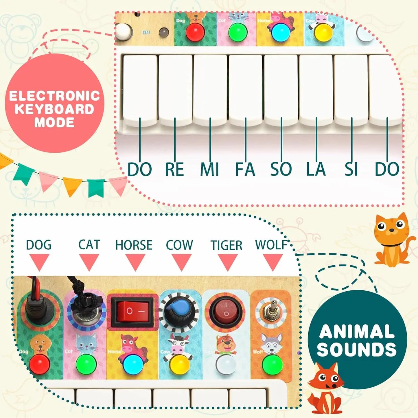 Montessori Wooden Piano Montessori