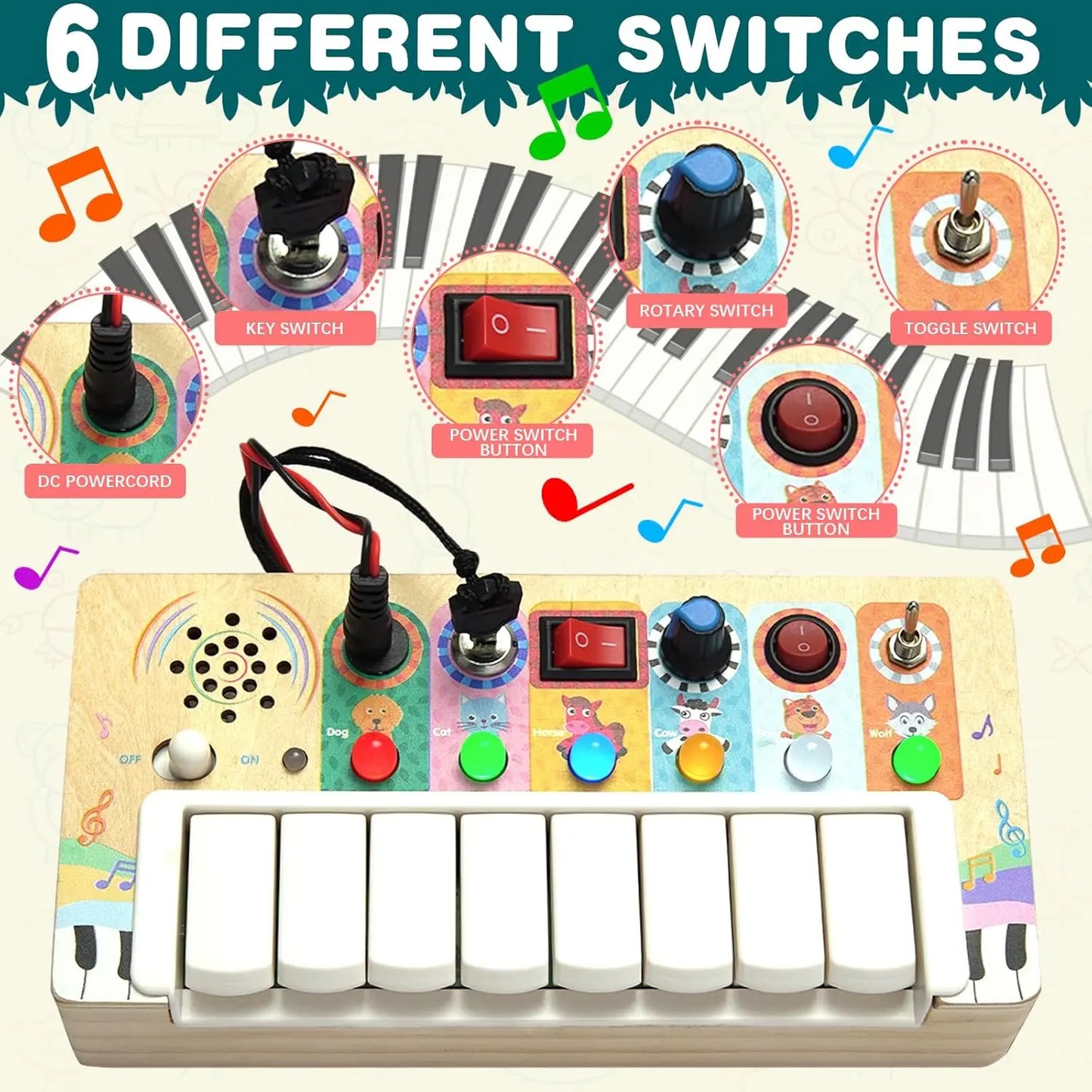 Montessori Wooden Piano Montessori