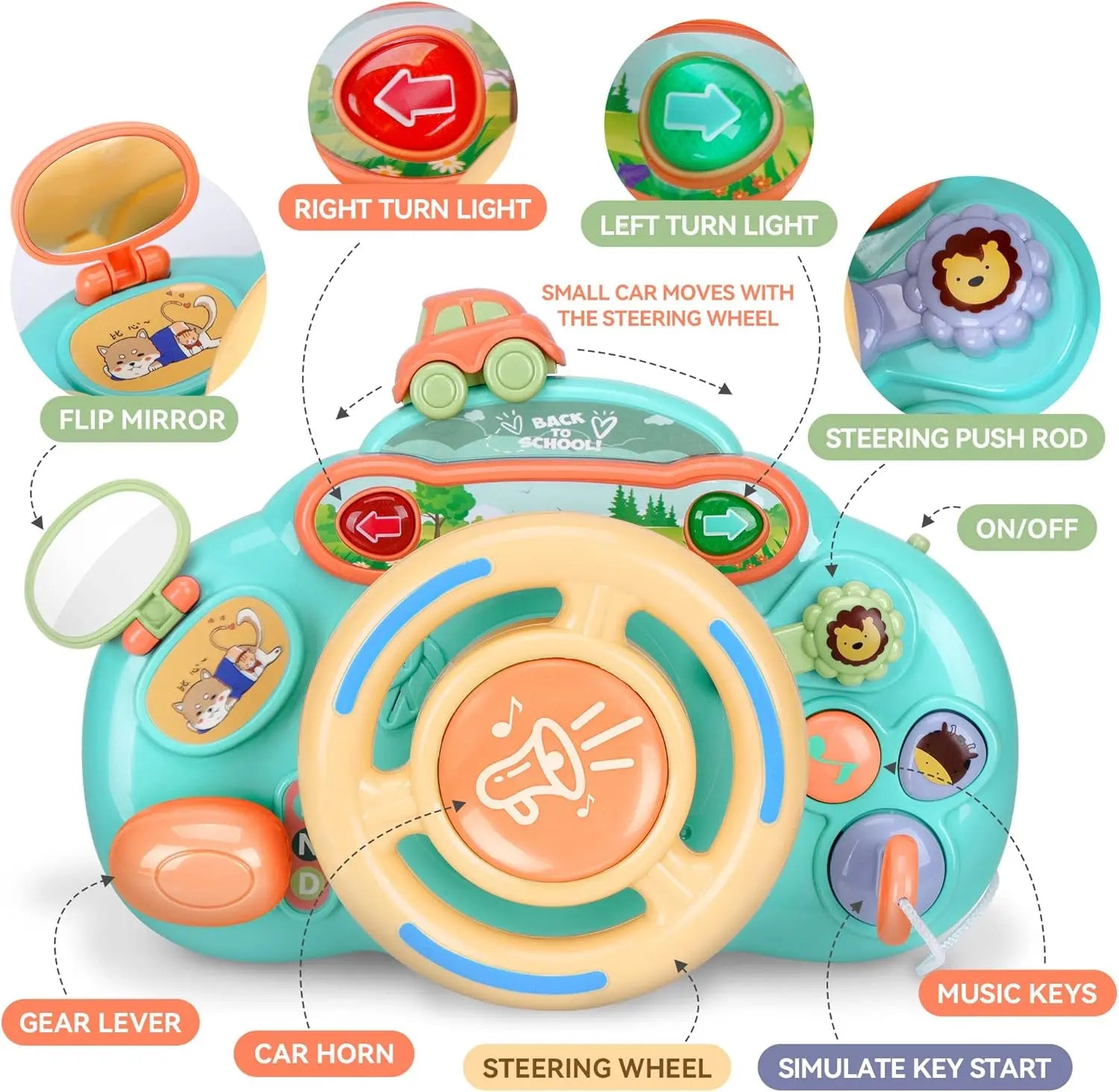 Educational Steering Wheel Montessori