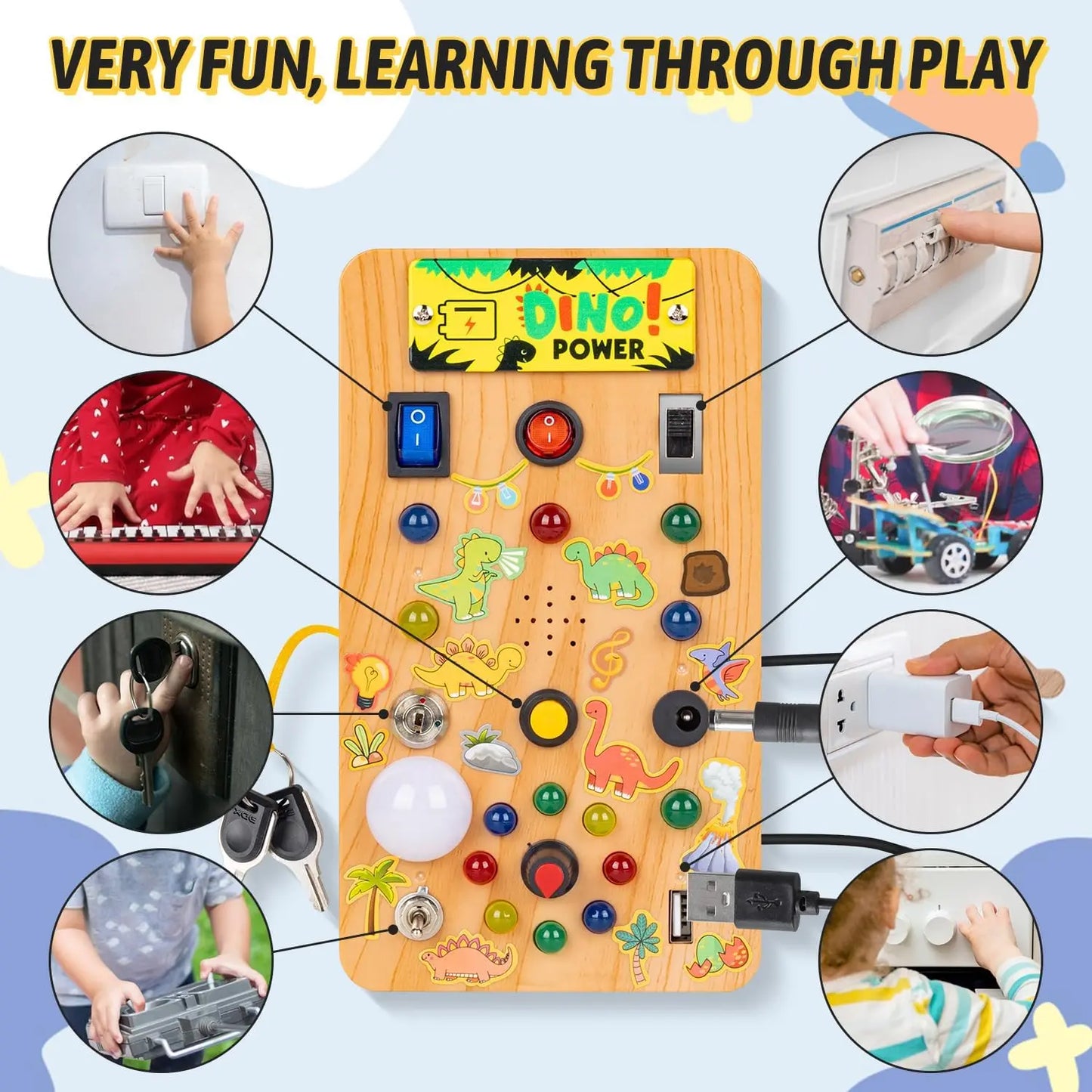 Dino Discovery Board Montessori