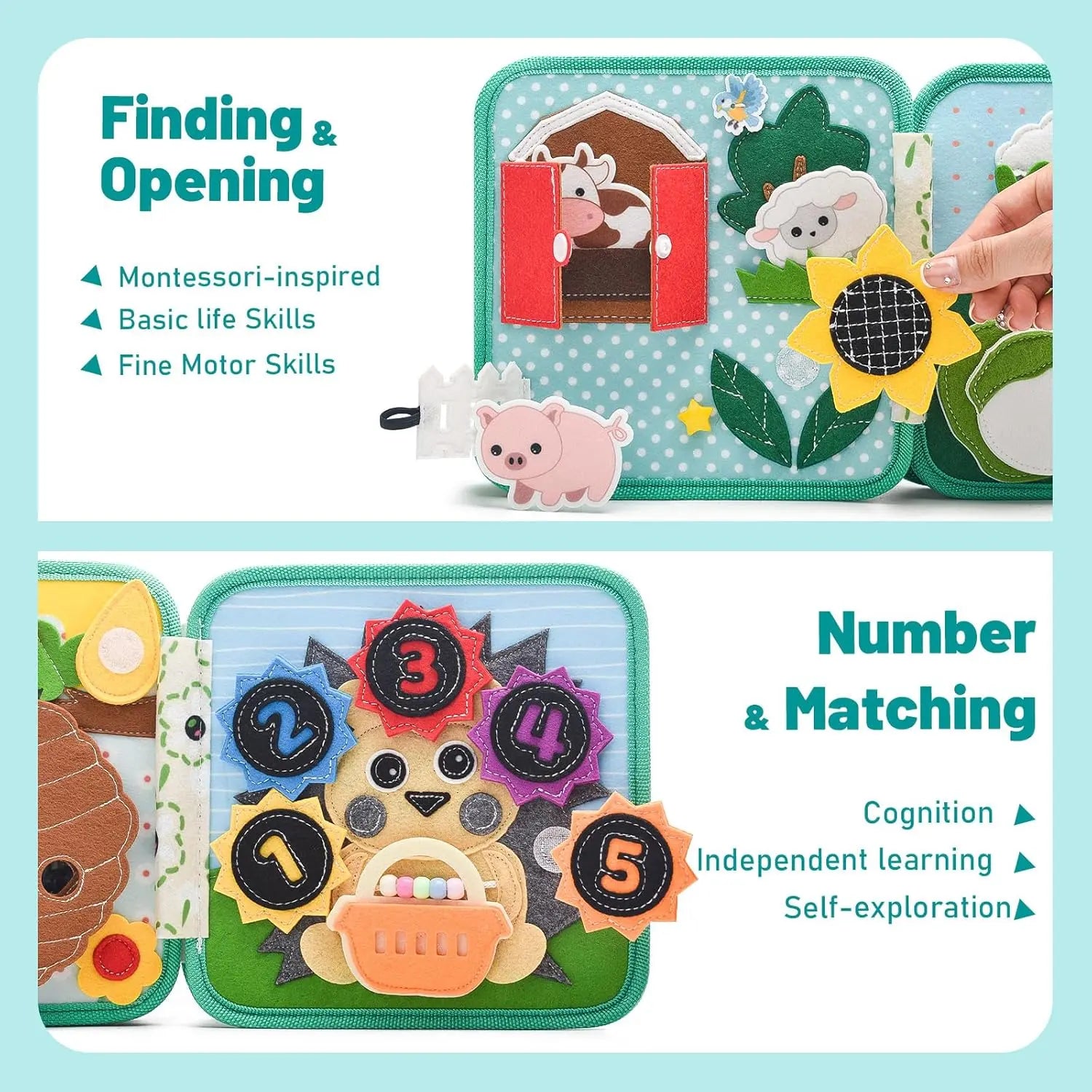 Montessori Busy Book for Toddlers Montessori Time