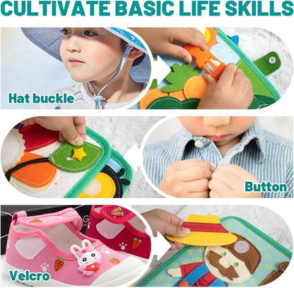 Montessori Busy Book for Toddlers Montessori Time