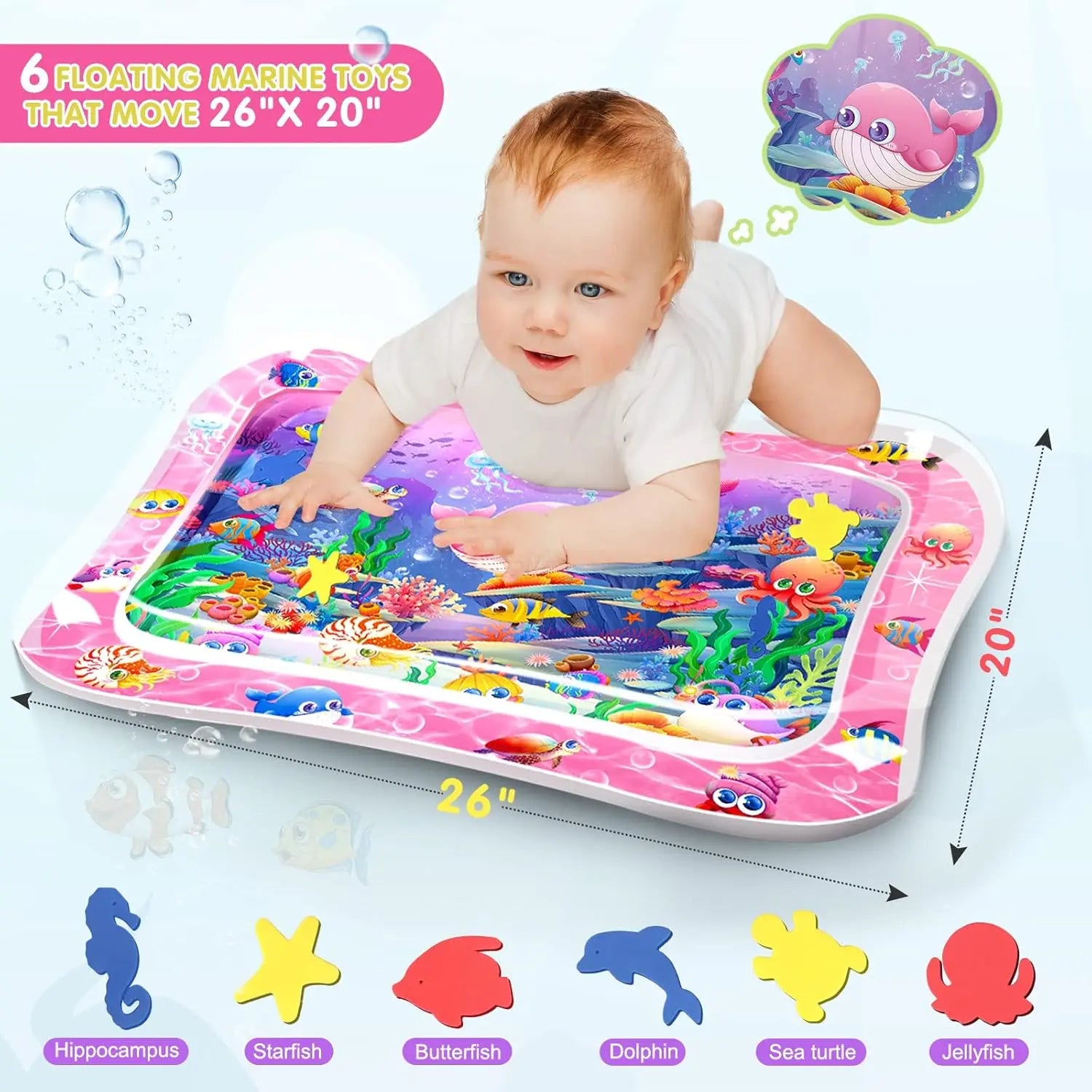 Premium Baby Water Play Mat Montessori Time