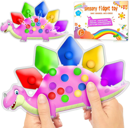 Dinosaur Color Sorting Sensory Toys Montessori Time