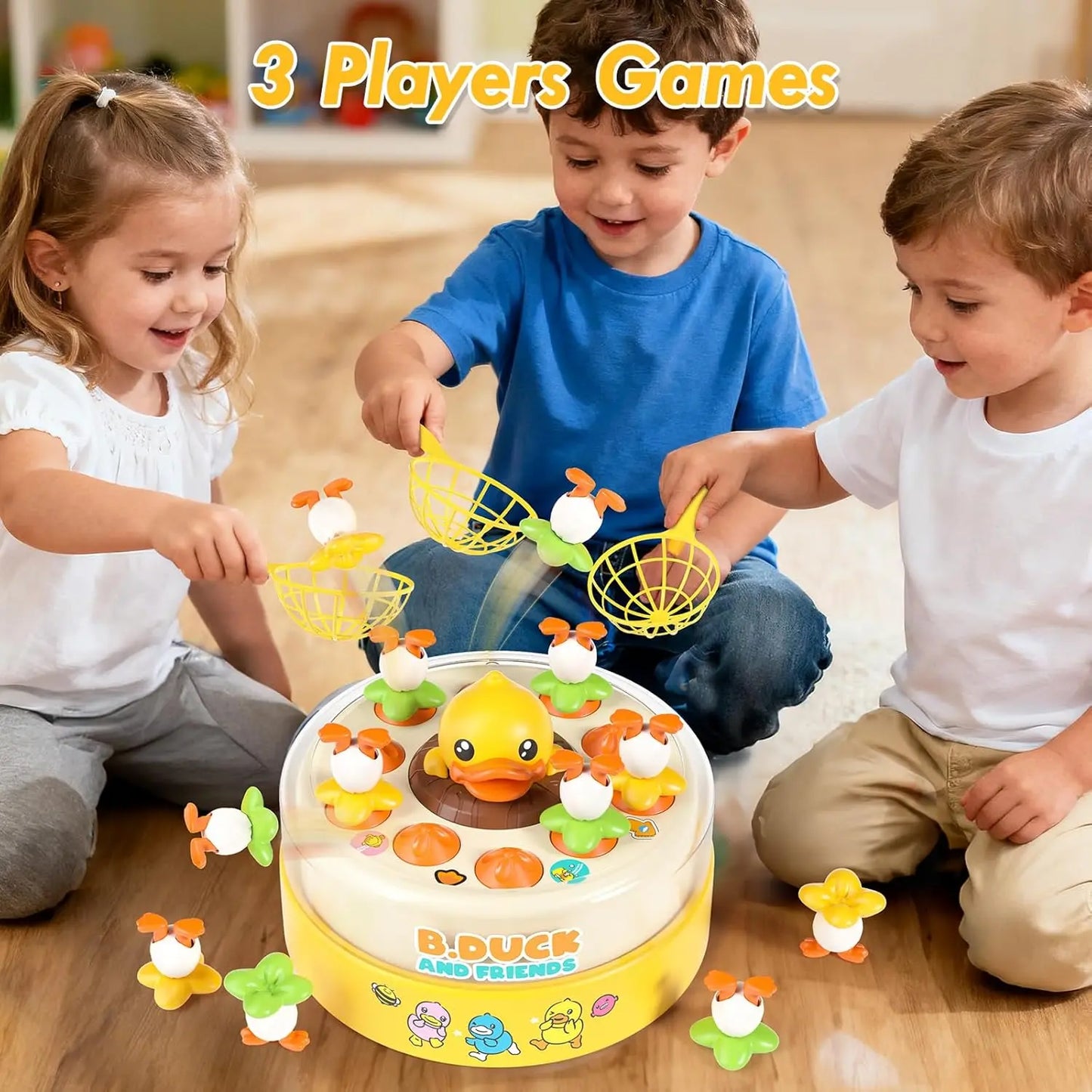 Duck Catch and Bounce Games Toys Montessori Time