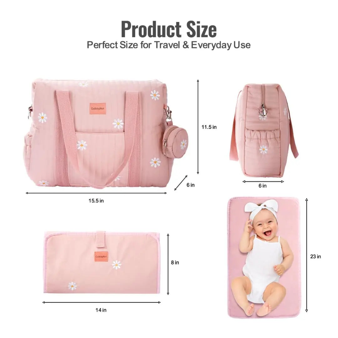 Pink Baby Care Bag
