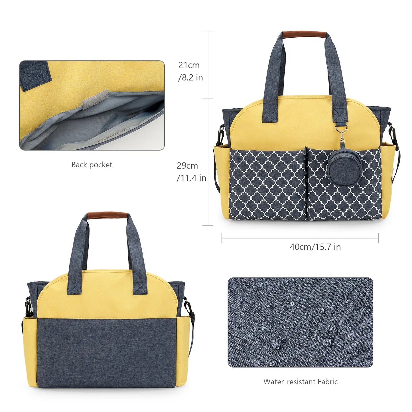 Diaper Bag Tote Baby Changing Bag