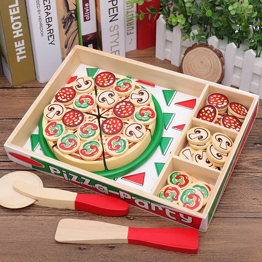 Educational Wooden Pizza Set