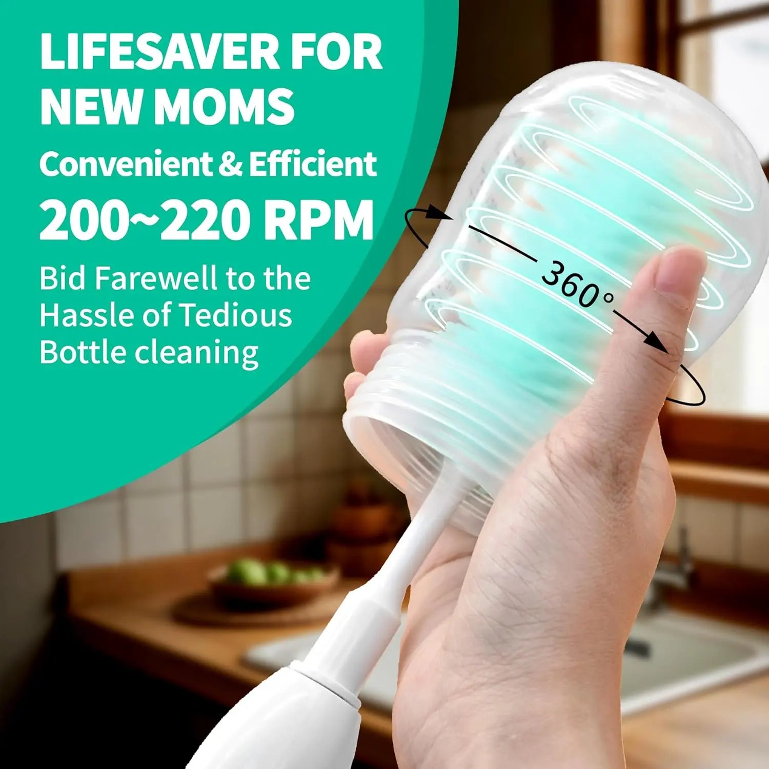 Multifunctional Automatic Bottle Cleaner Montessori