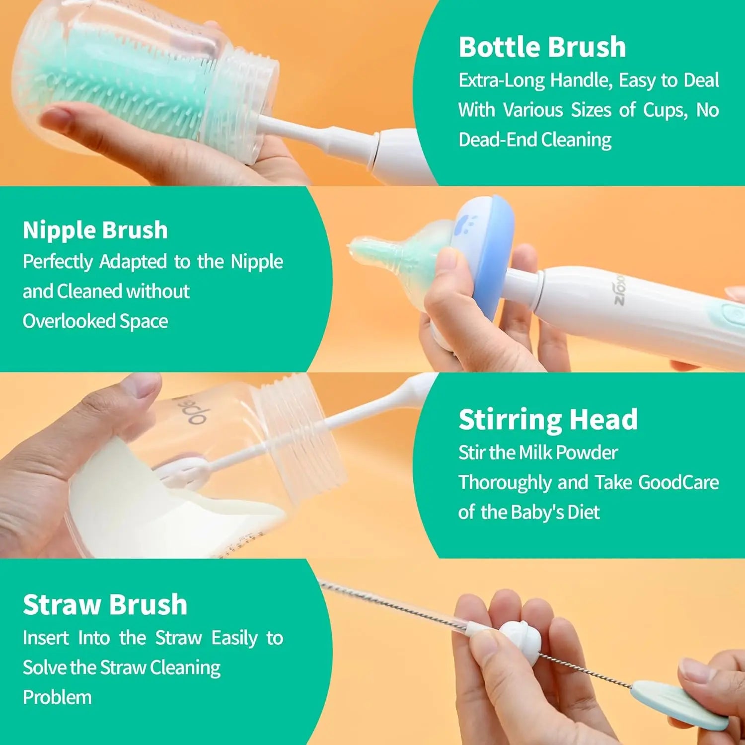 Multifunctional Automatic Bottle Cleaner Montessori