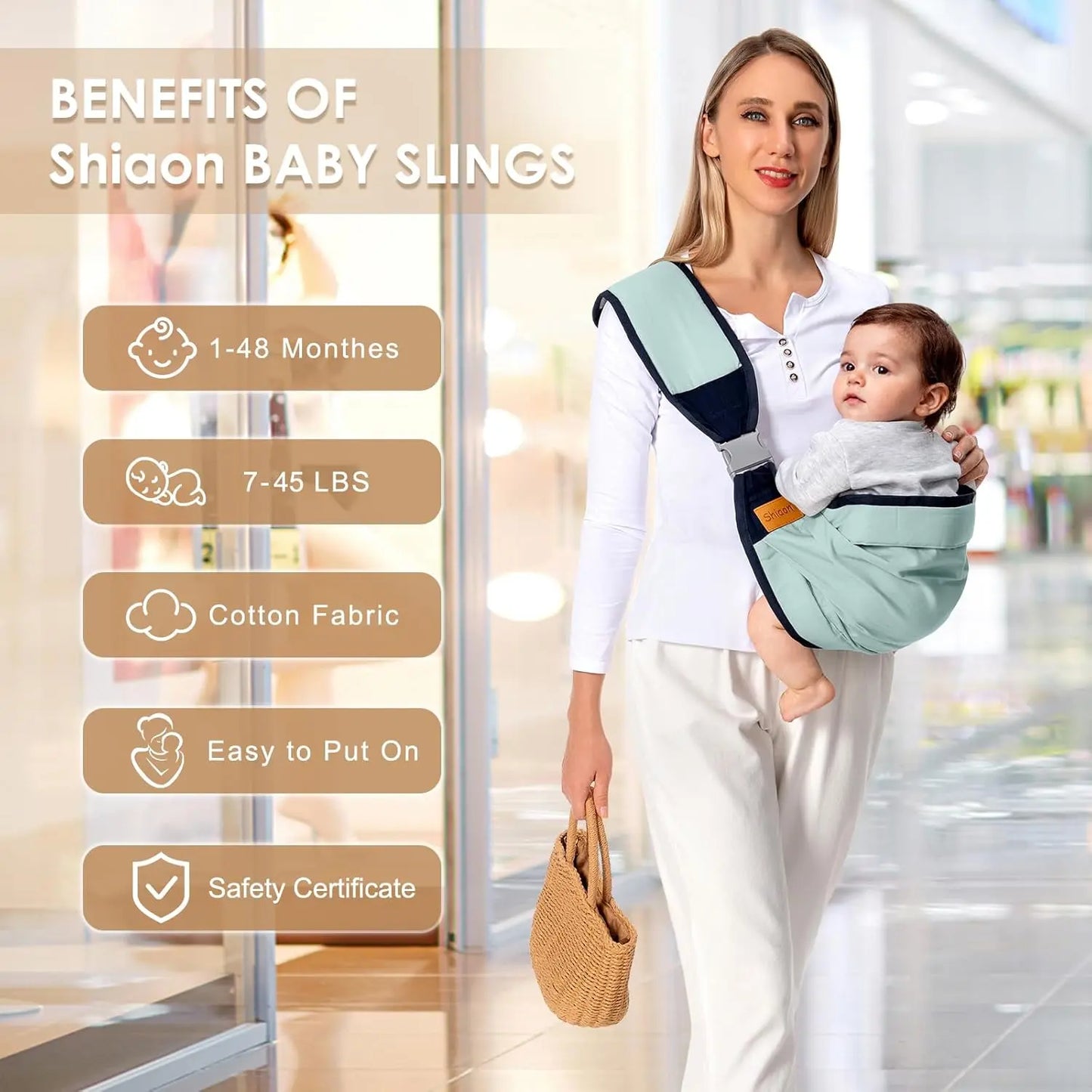 Sling Baby Carrier Montessori