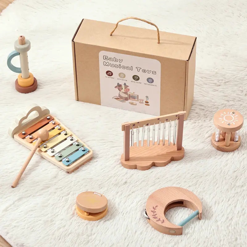Wooden Gift Set 6-Piece Montessori