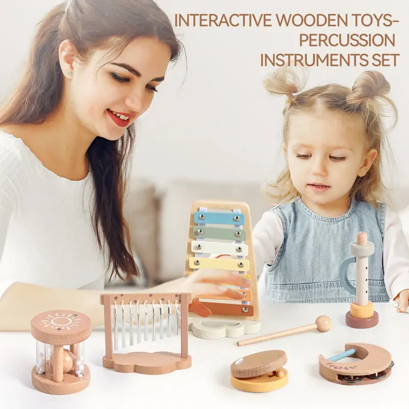 Wooden Gift Set 6-Piece Montessori