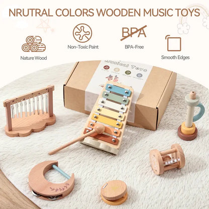 Wooden Gift Set 6-Piece Montessori