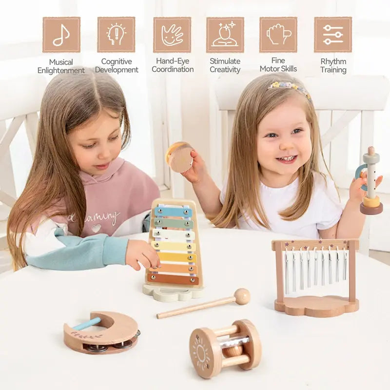 Wooden Gift Set 6-Piece Montessori