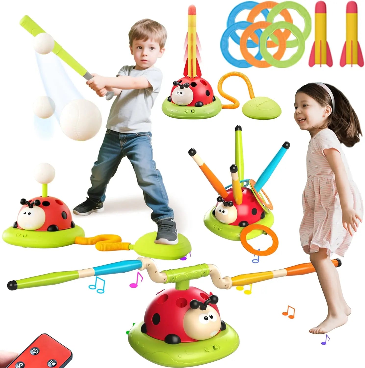 Ladybug Multifunctional Exercise Machine Montessori
