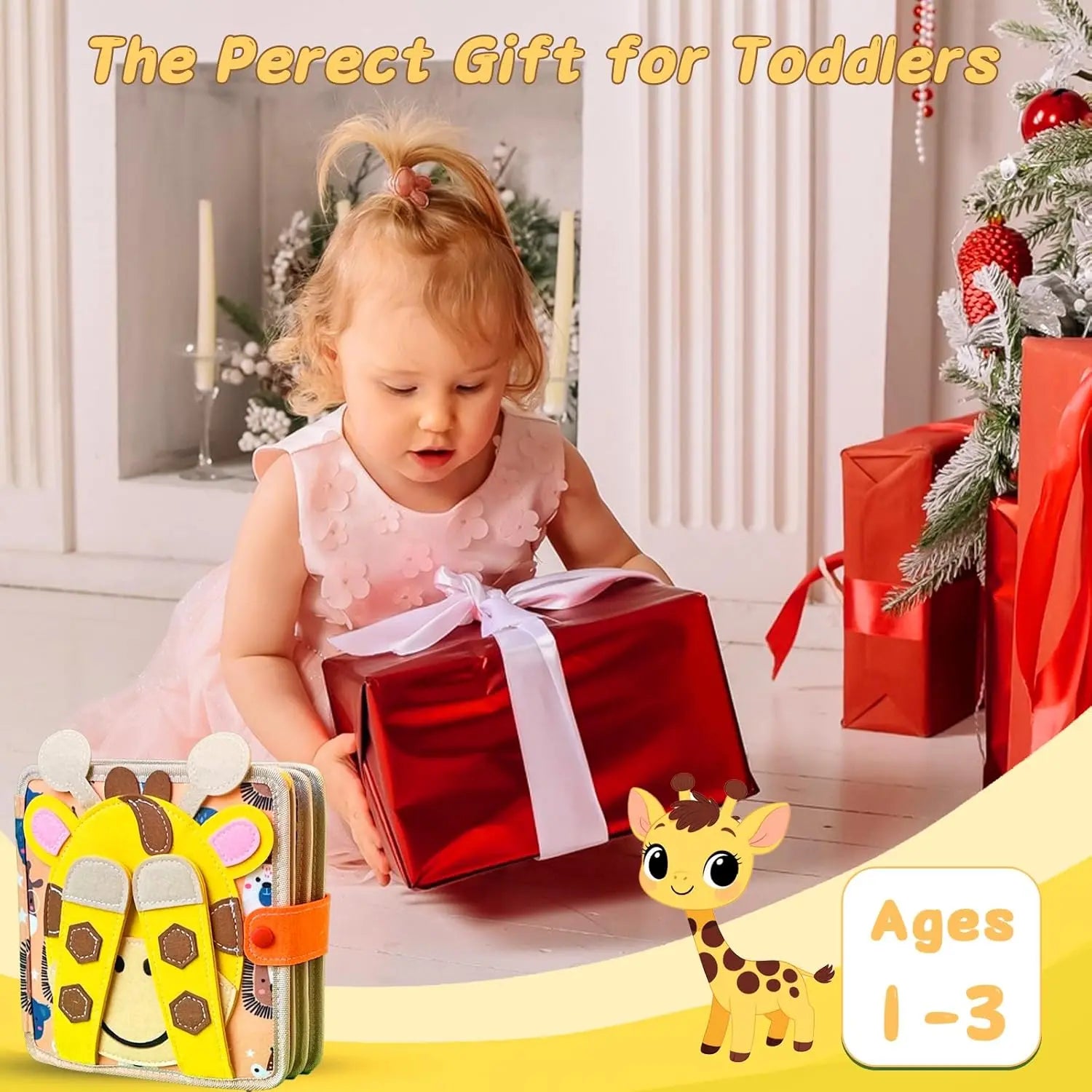 Giraffe Felt Book Montessori