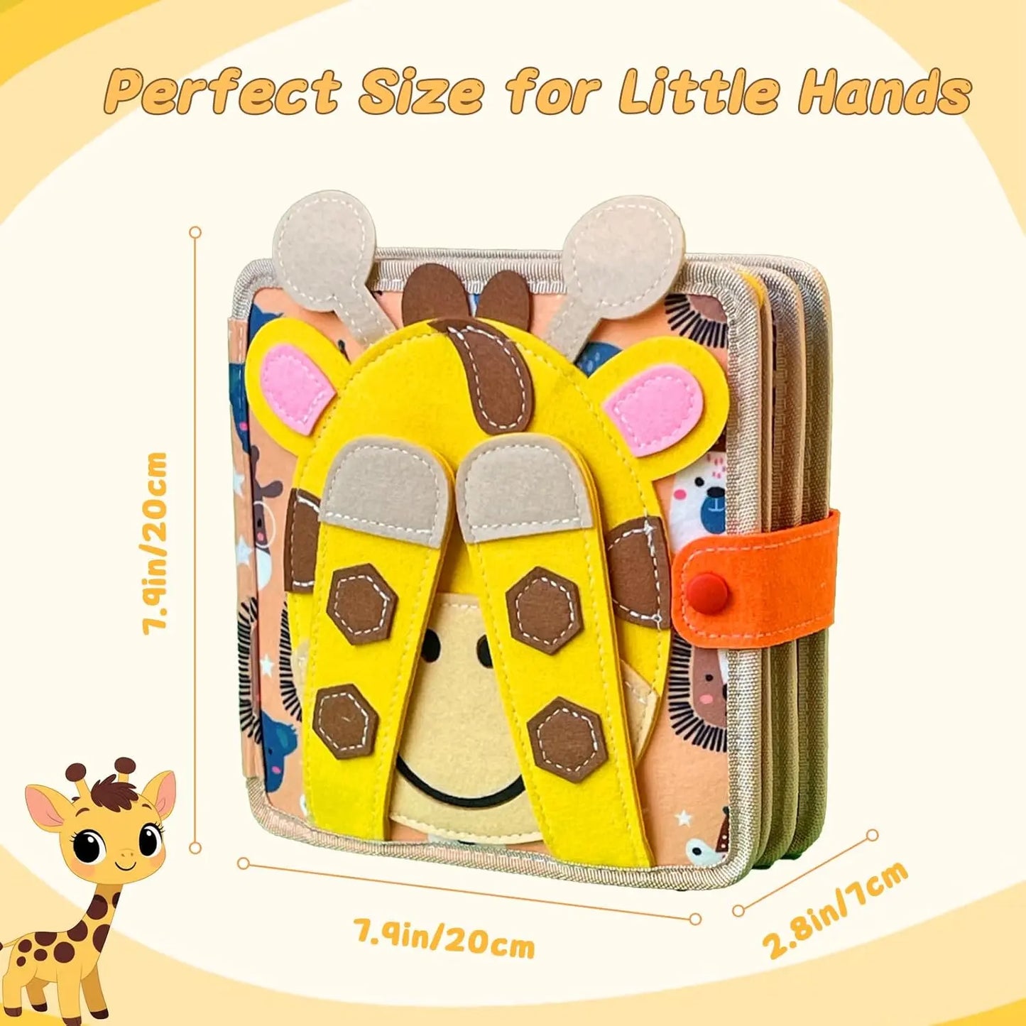 Giraffe Felt Book Montessori