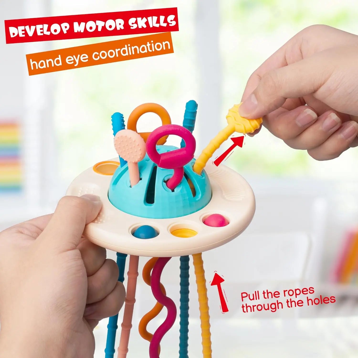 Montessori Silicone Pull Toy Mağazam