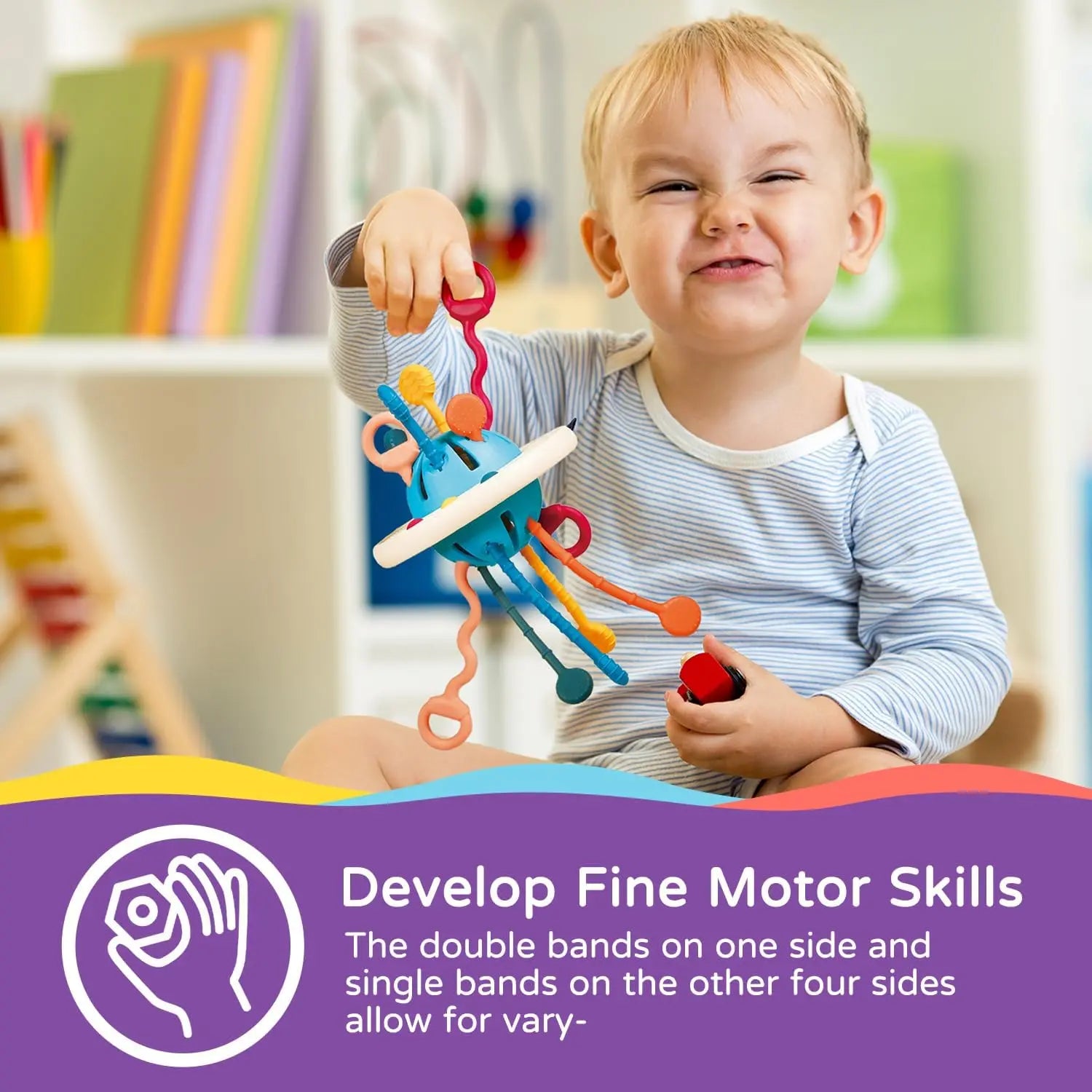 Montessori Silicone Pull Toy Mağazam