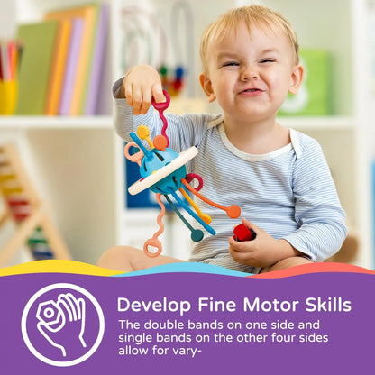 Montessori Silicone Pull Toy Mağazam