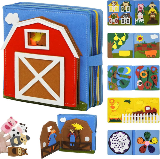 Farm felt book Montessori