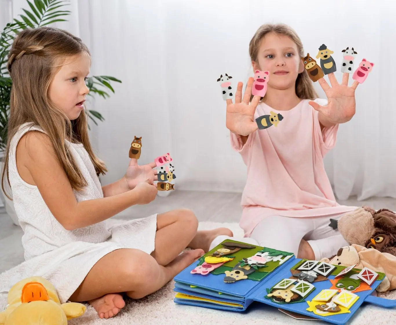 Farm felt book Montessori