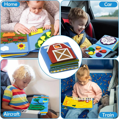 Farm felt book Montessori