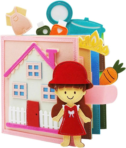 Our Basic Needs Felt Book Montessori