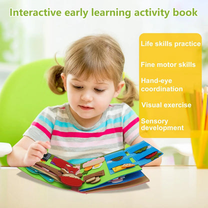 Our Basic Needs Felt Book Montessori