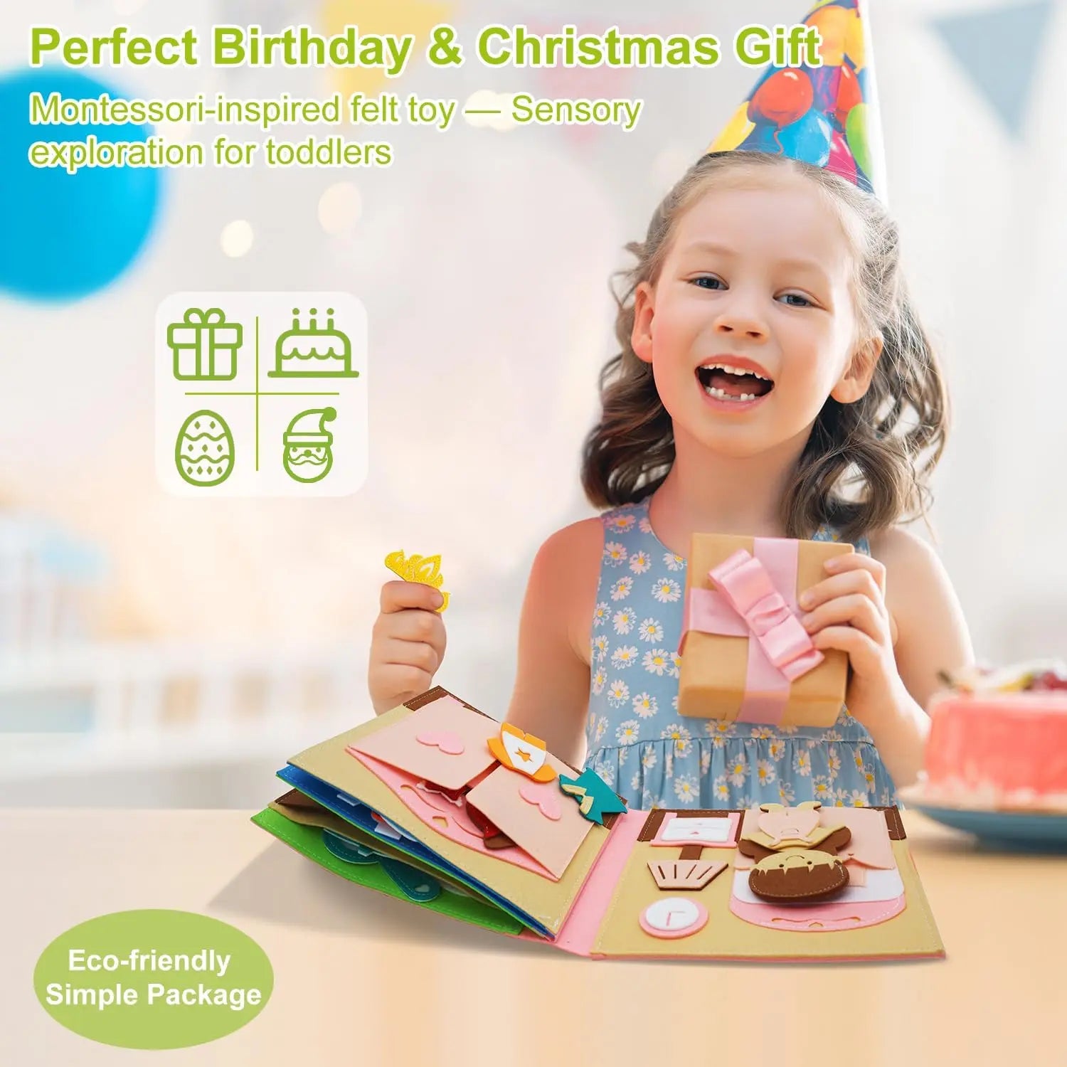 Our Basic Needs Felt Book Montessori