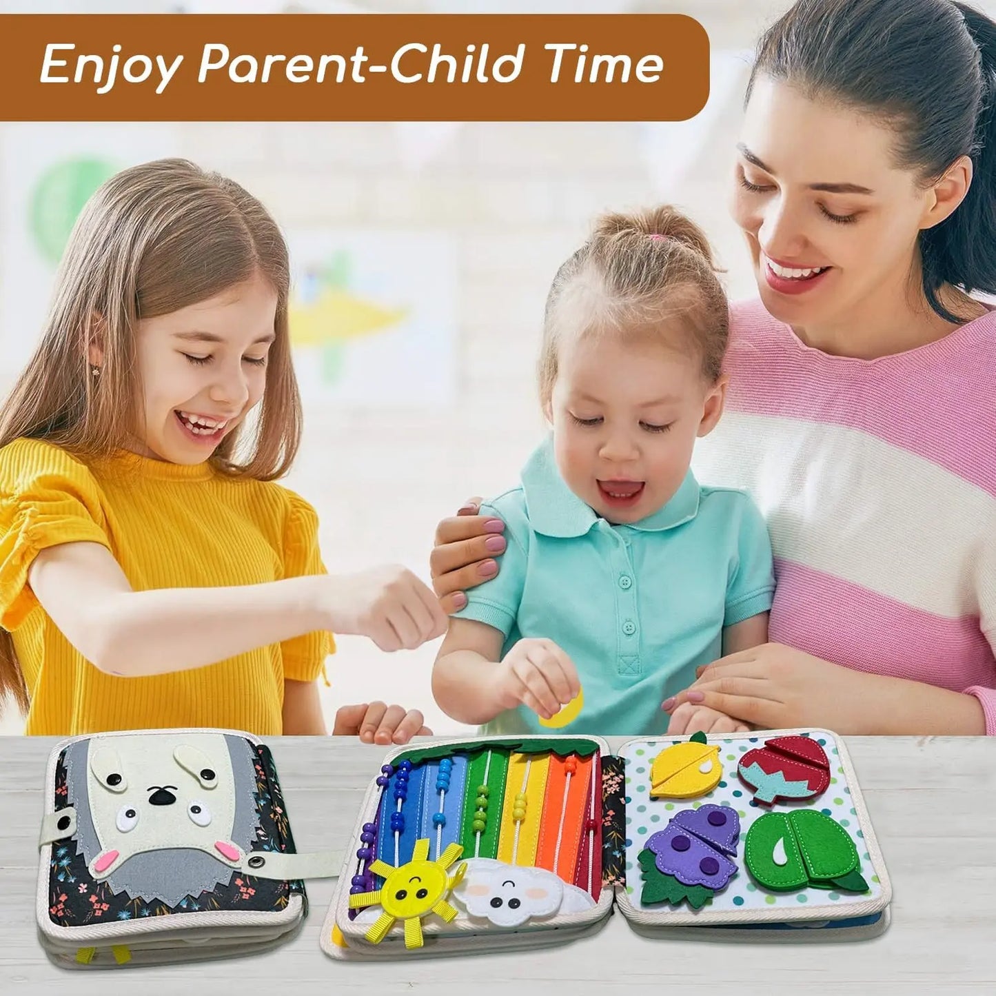 Cute Hedgehog Felt Book Montessori