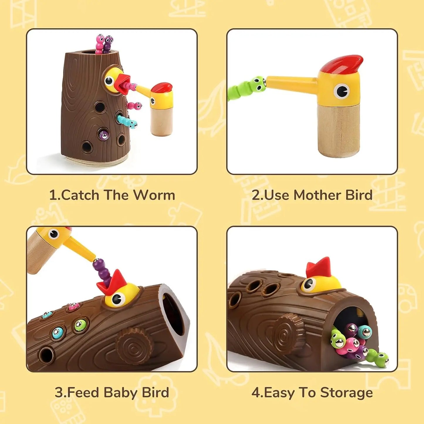 Woodpecker Montessori Toy Montessori