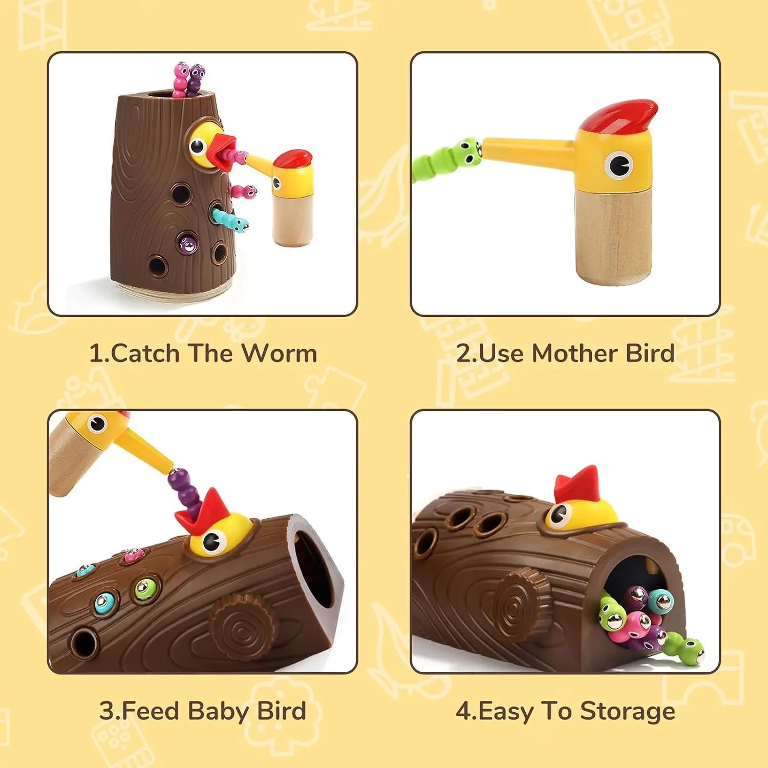 Woodpecker Montessori Toy Montessori