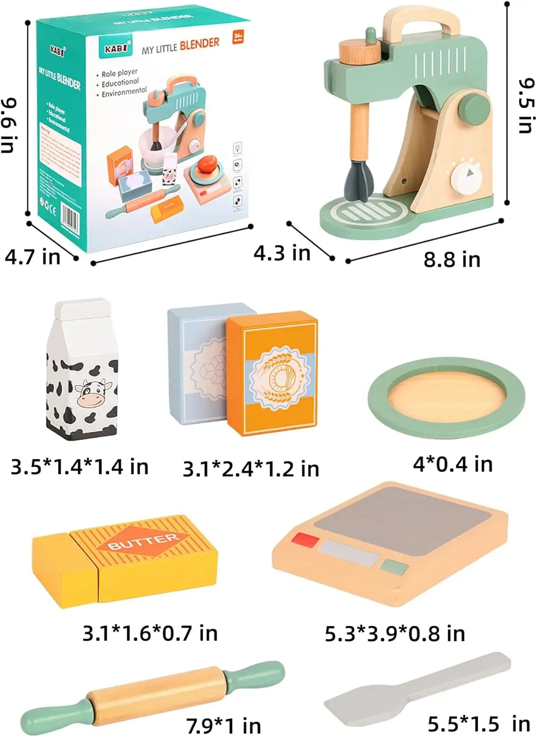 Wooden Blender Set Montessori