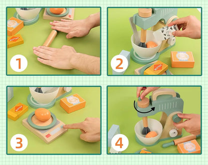 Wooden Blender Set Montessori