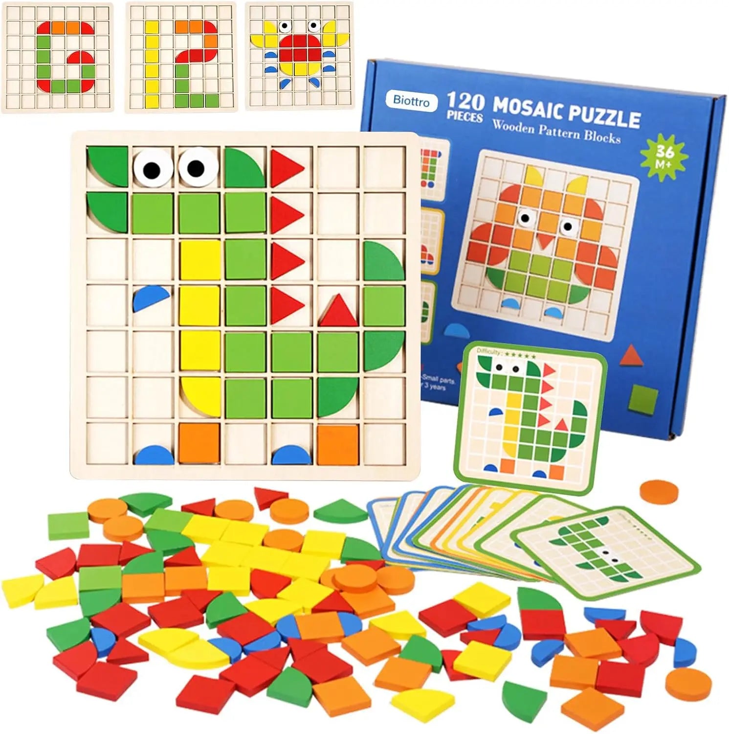 Montessori Wooden Mosaic Montessori