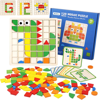 Montessori Wooden Mosaic Montessori