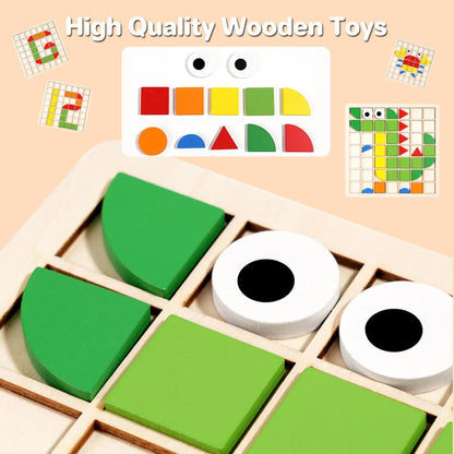 Montessori Wooden Mosaic Montessori