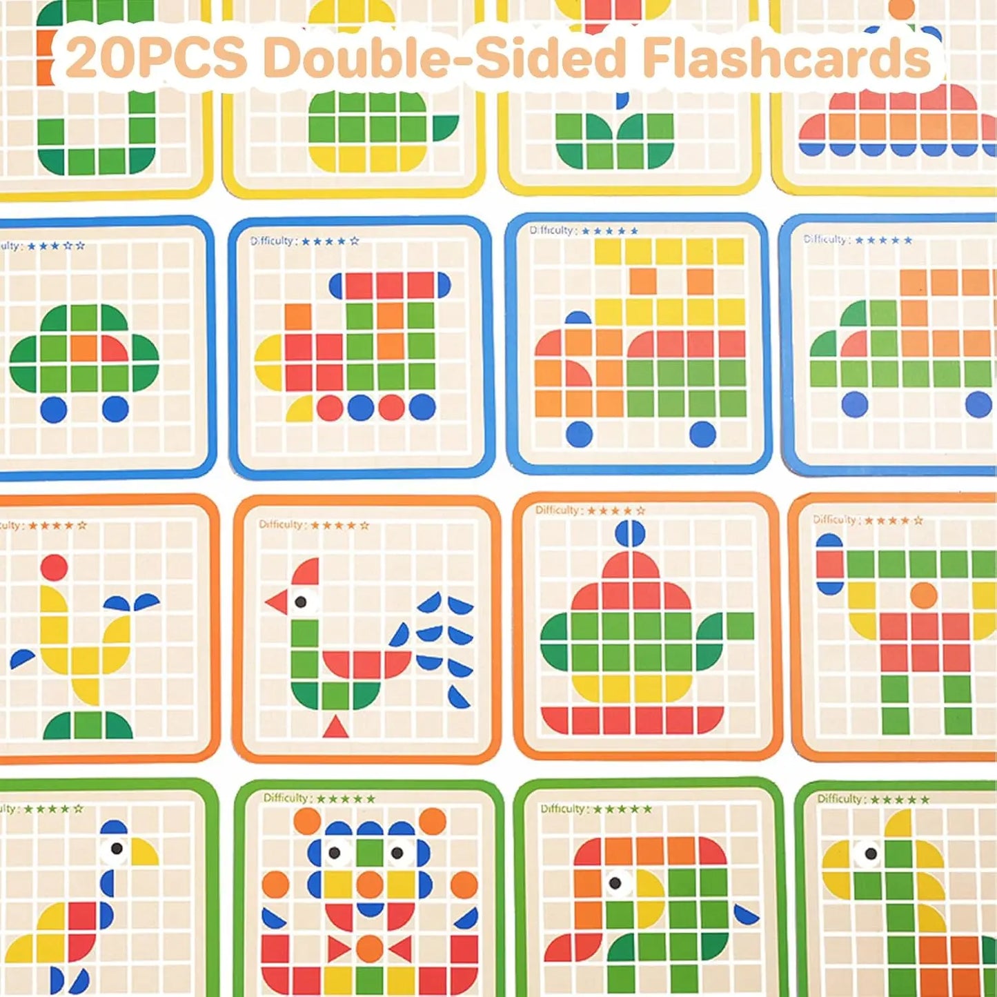 Montessori Wooden Mosaic Montessori