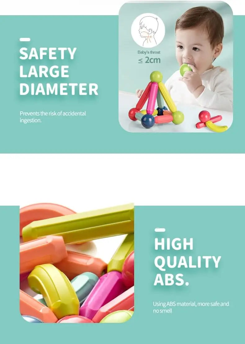 Montessori Magnetic Building Toy Montessori